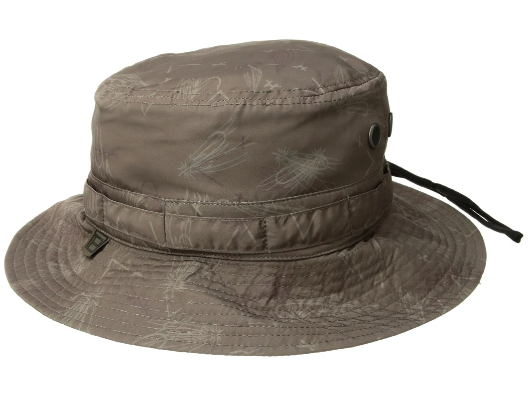 Manufactory Wholesale Custom Flat Mesh Eyelets Crown Breathable Adjustable Bucket Hat